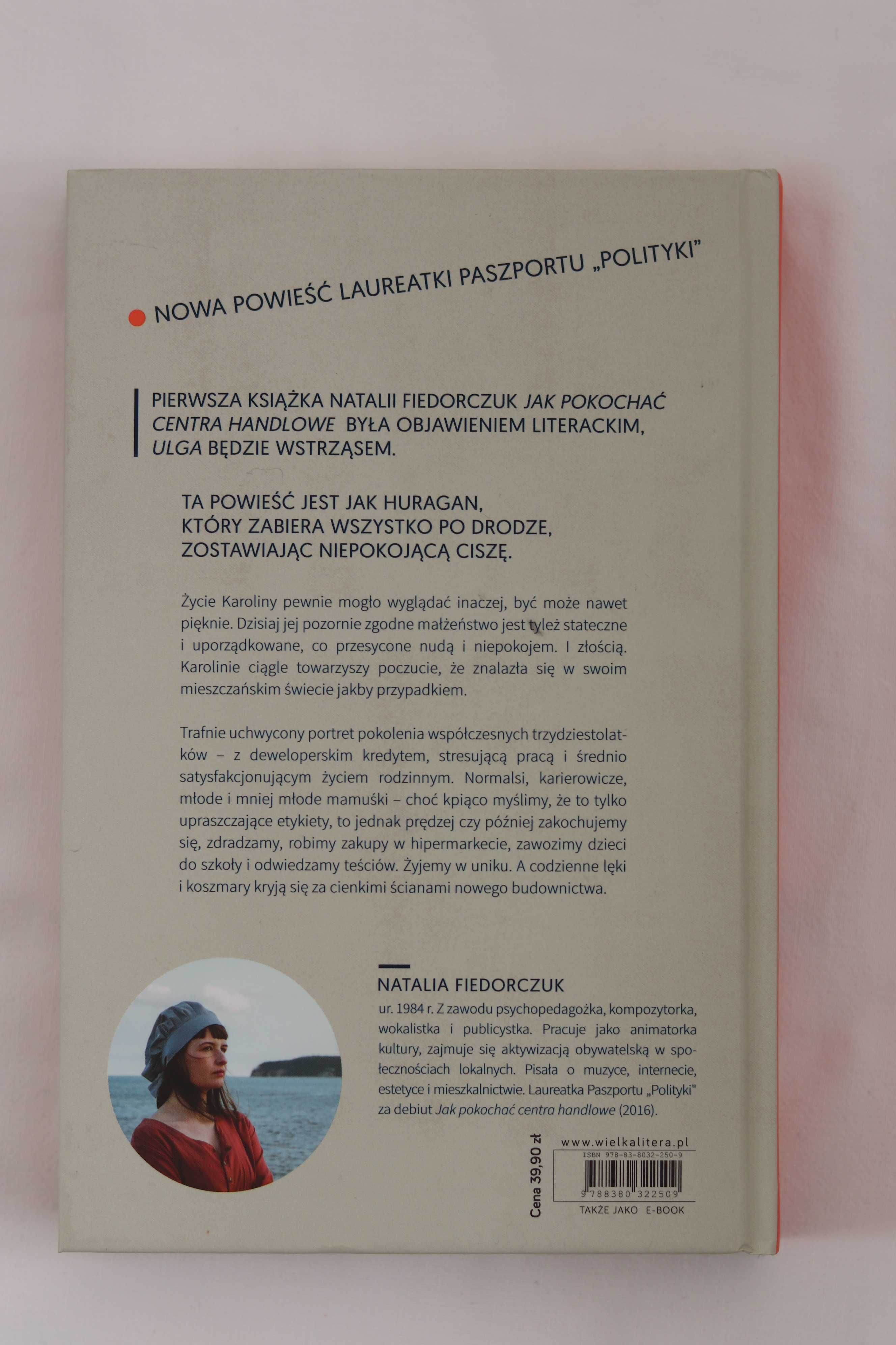 Ulga - Natalia Fiedorczuk książka