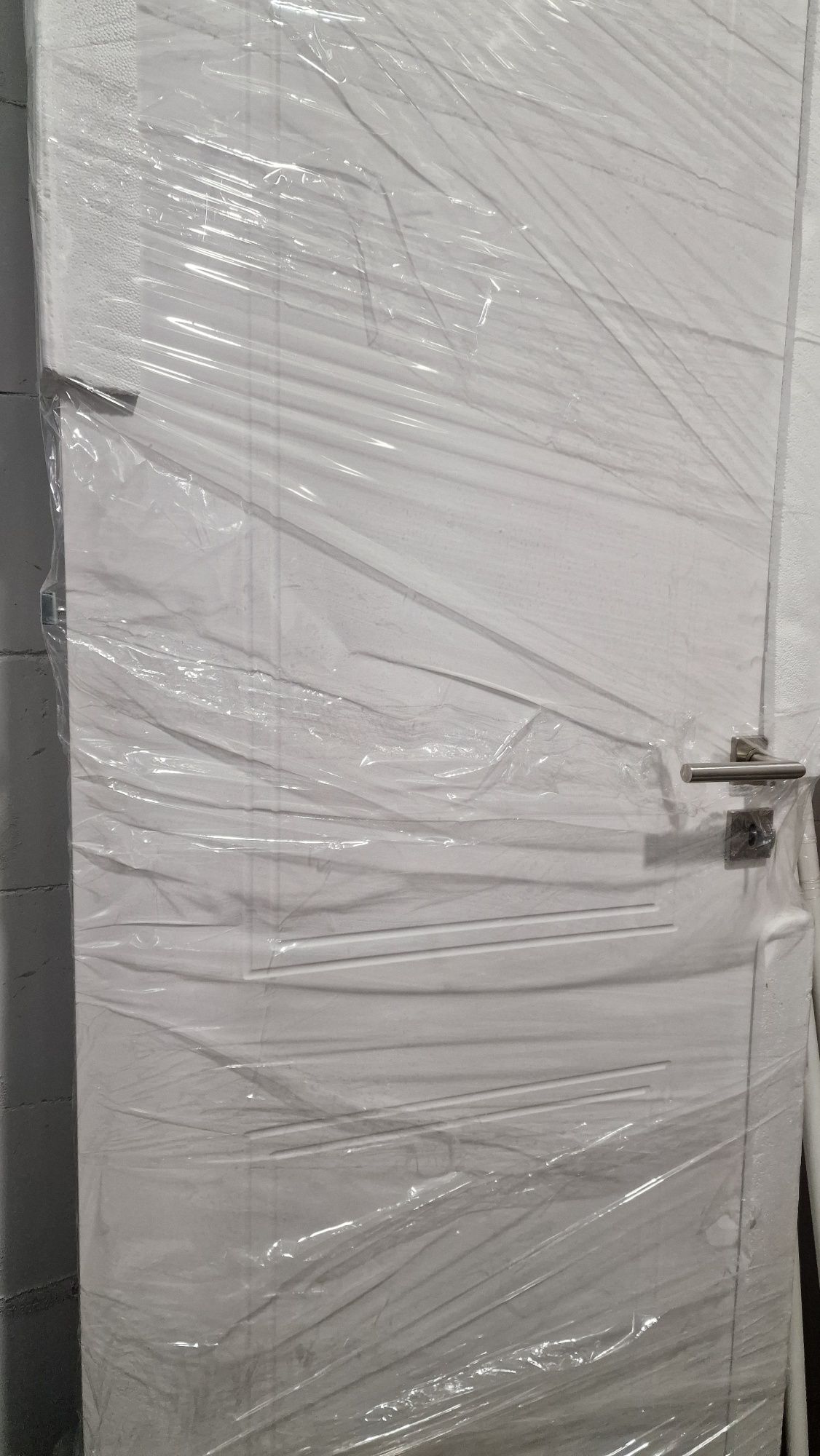 Drzwi DRE Binito białe, 70 L, 3 zawiasy, wewnetrzne