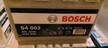 Акумулятор автомобільний Bosch на 52, 65, 70 Ah