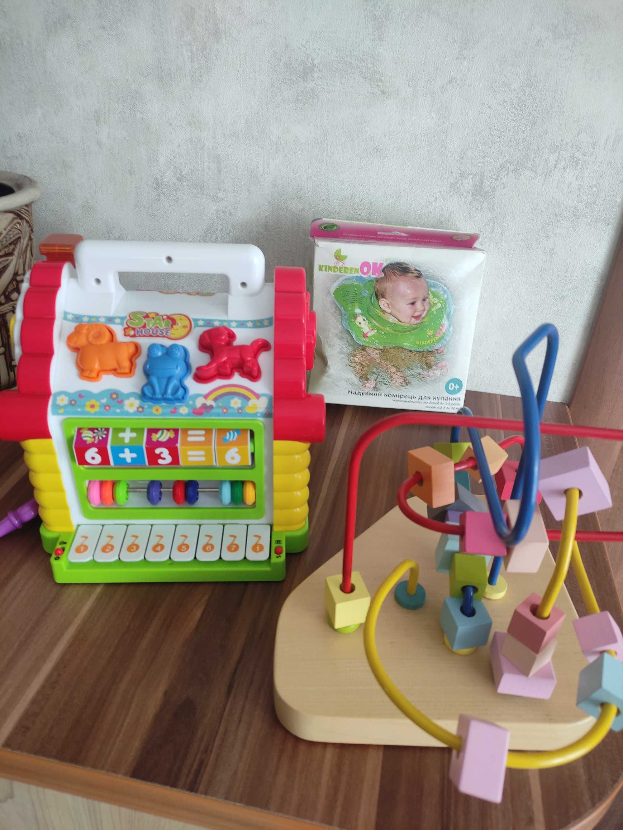 Сортер  Start House, Дерев'яний лабіринт Cubika, комірець KinderenOK