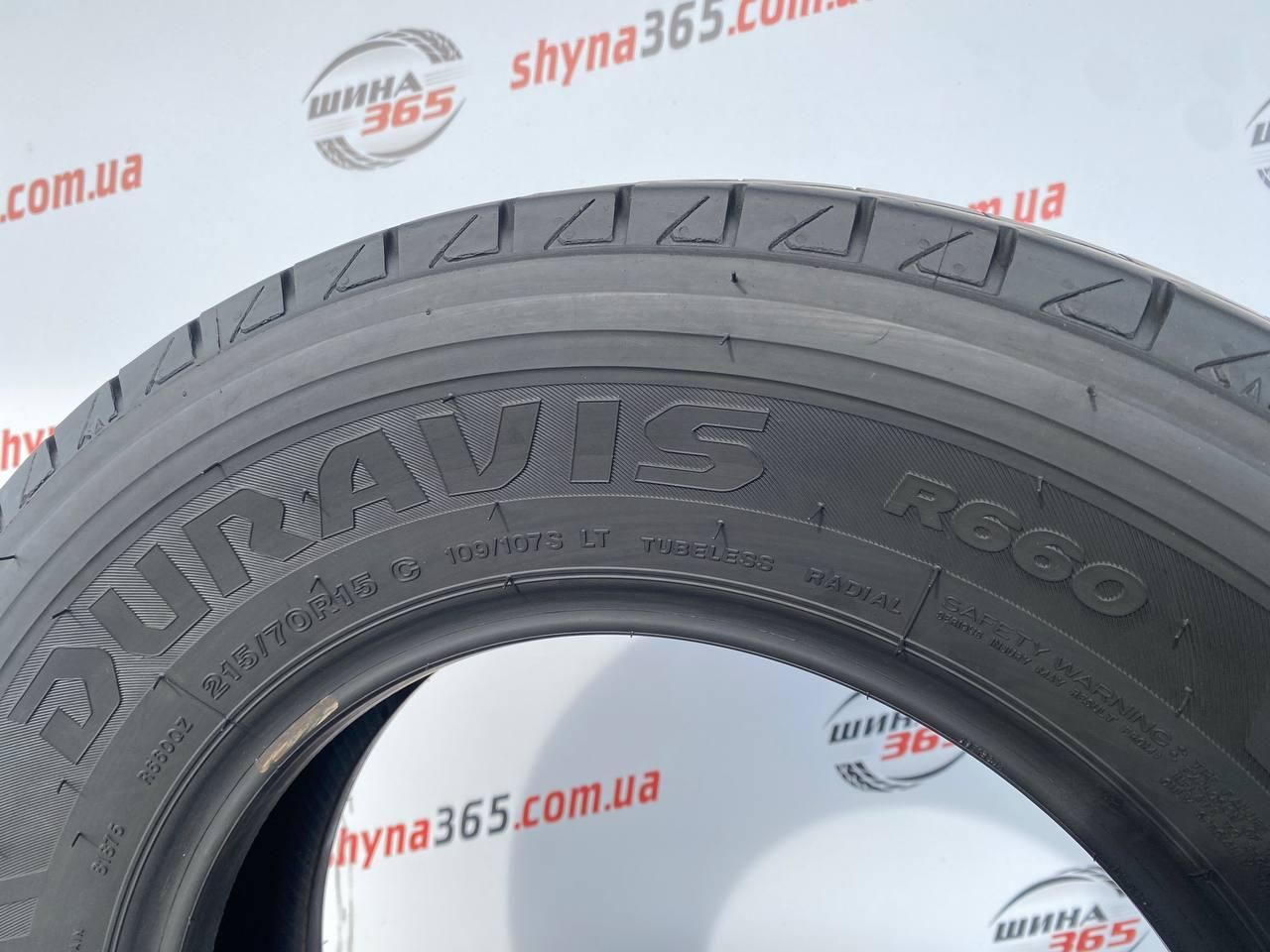 шини бу літо 215/70 r15c bridgestone duravis r660 6mm