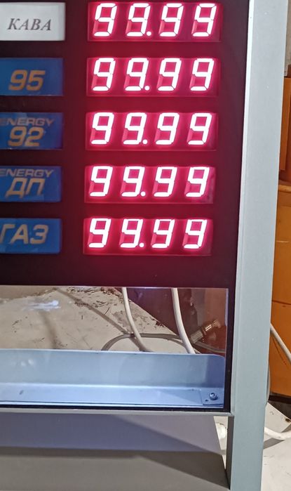 Цінове табло АЗС