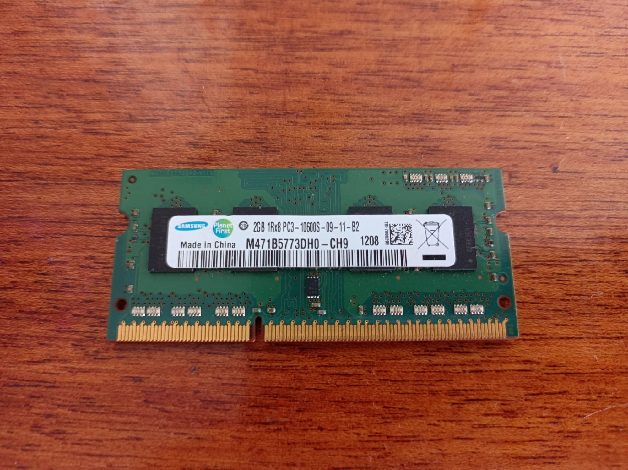 Оперативна пам'ять для ноутбука DDR 3 на 2gb