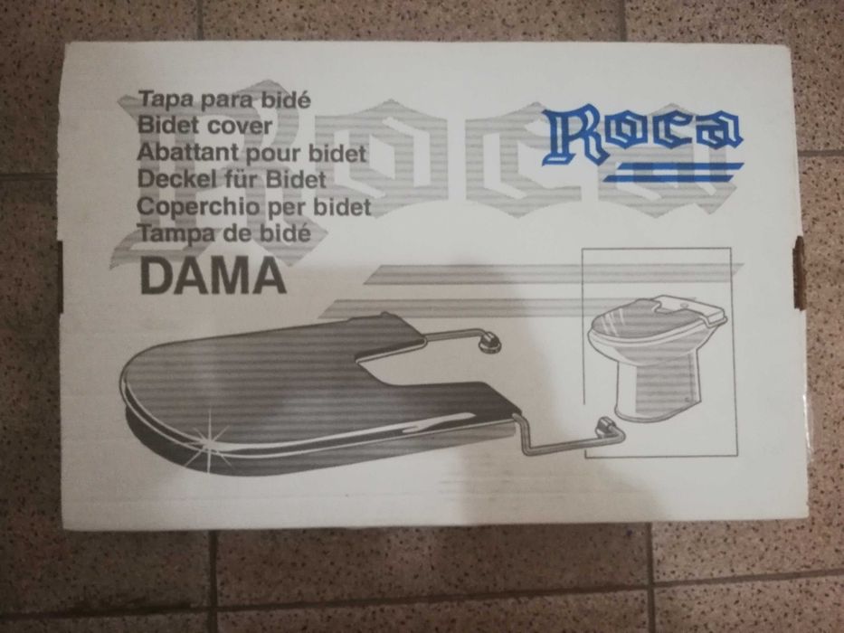 Tampos de bidé da marca Rocca, modelo Dama (NOVOS)