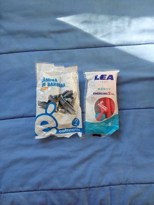 Lamina de depilação/ barbear descartável fechada feminina e masculina
