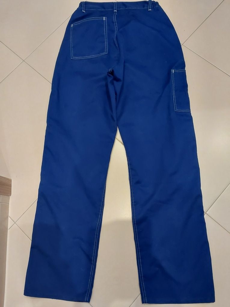 Spodnie robocze niebieskie