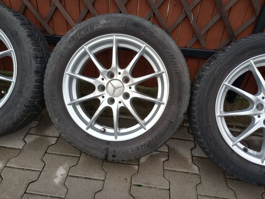 Alufelgi Oryginalne Mercedes W246 16' 5x112 A B C E Klasa Felgi Koła