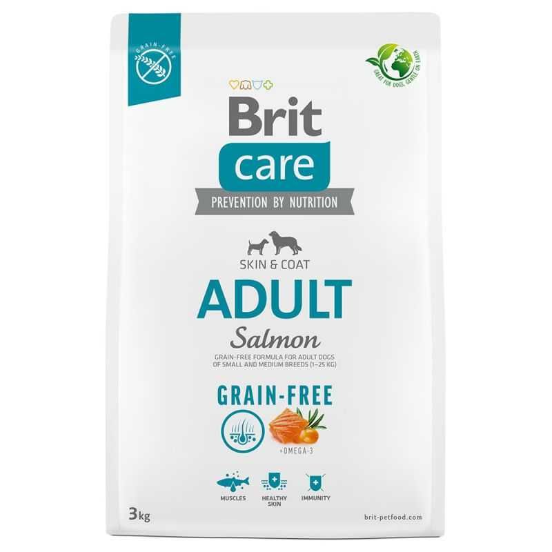 Корм для собак Brit Care Adult М Salmon & Potato 3кг срок 11.24