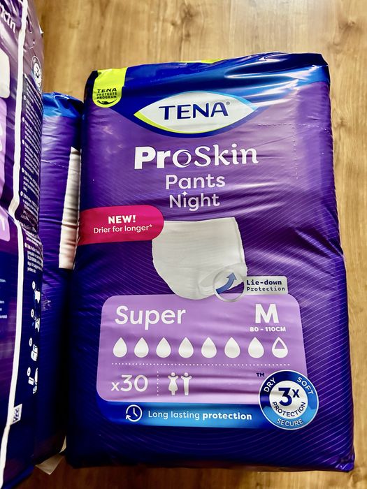 Tena Pants ProSkin Super Night, majtki chłonne