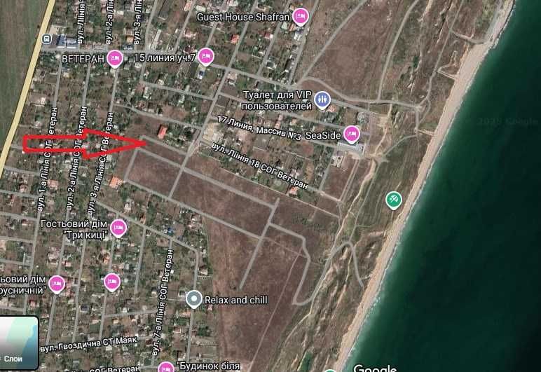 Продам 7 соток в закрытом кооперативе возле моря.