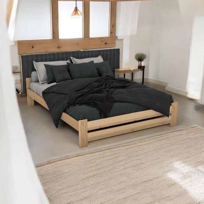 Łóżko Drewniane Małżeńskie Sosnowe Tapczan Hotelowe Pracownicze WYSYŁK