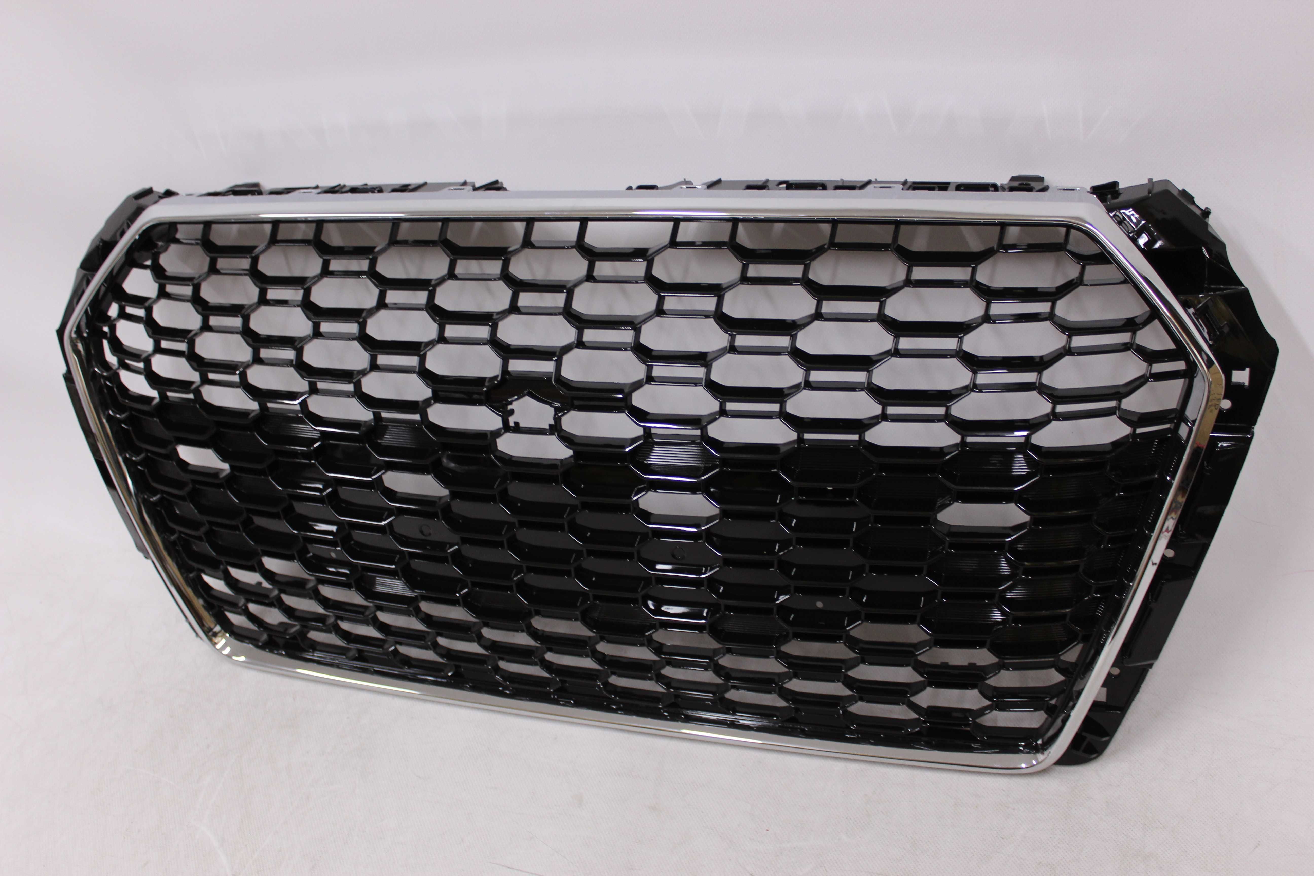 GRILL Atrapa chłodnicy AUDI A4 B9 15-19 RS-LOOK BLACK S-line NOWY