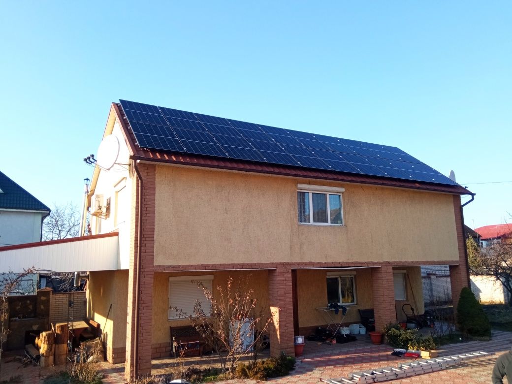Сонячні панелі батареї  Longi Solar Risen  435 інвертор Deye 450 W  мо