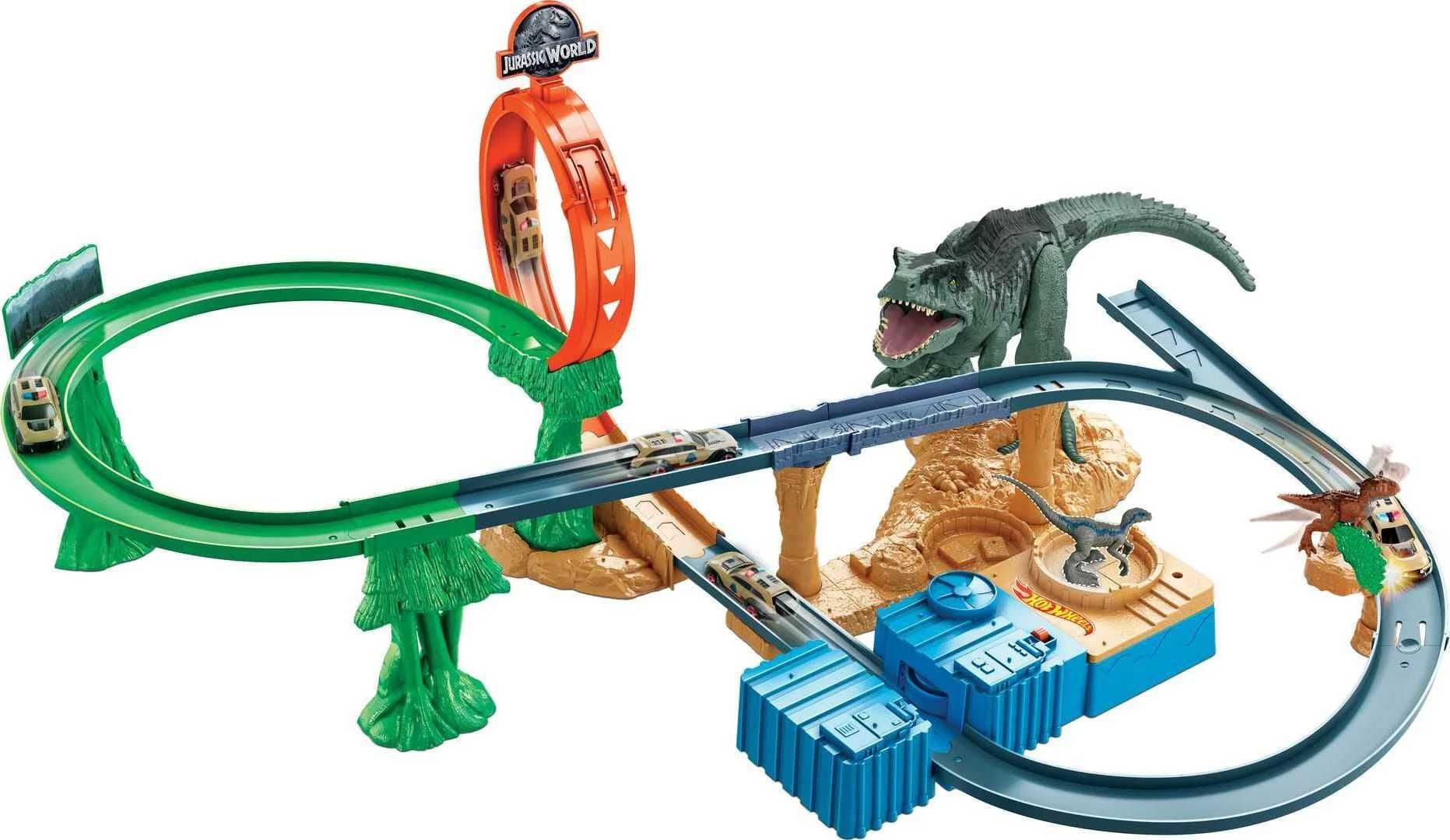 Моторизований трек Hot Wheels Jurassic World «Світ Юрського періоду».