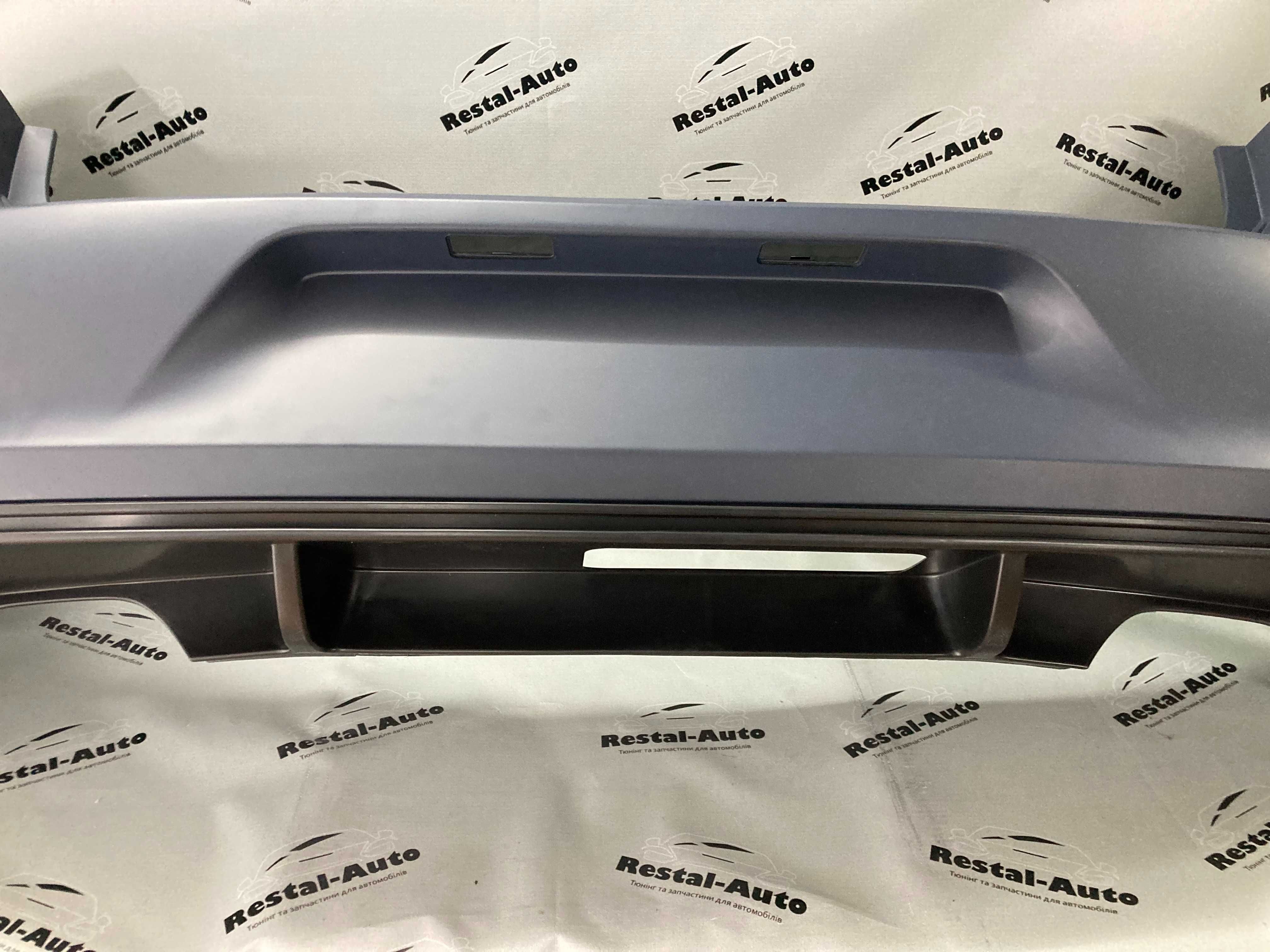 Задний бампер+диффузор 00-00 стиль R-Linе VOLKSWAGEN GOLF 7 12-17год.