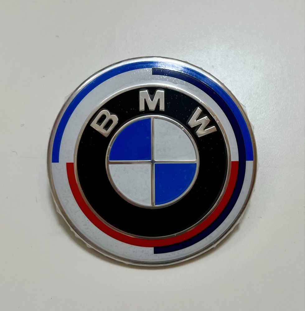 Simbolo Bmw capot 82 mm edição 50º Aniversário Bmw