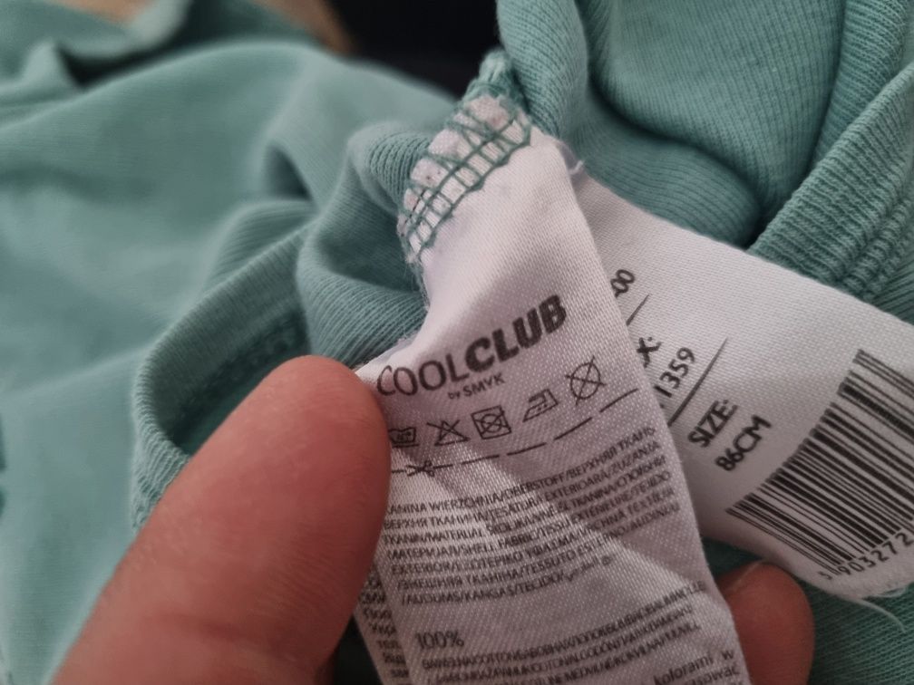 Zielone body z długim rękawem 86 Cool Club