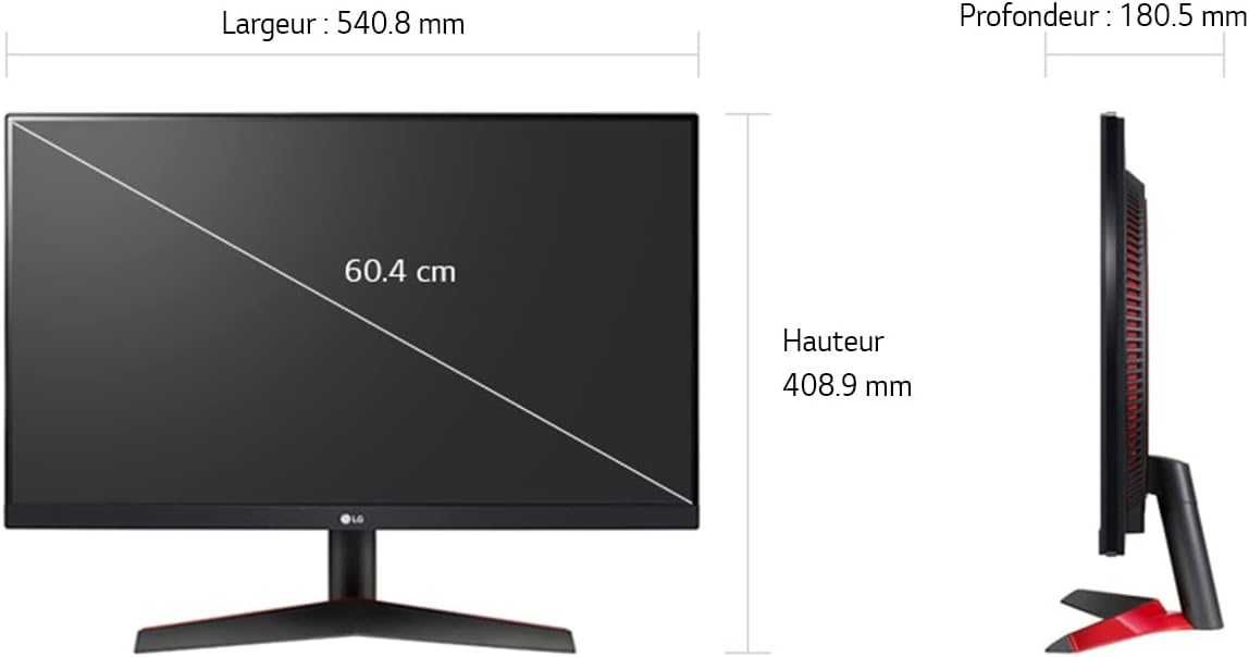 2 MONITORES IPS 24 (75/144hz) + suporte de mesa