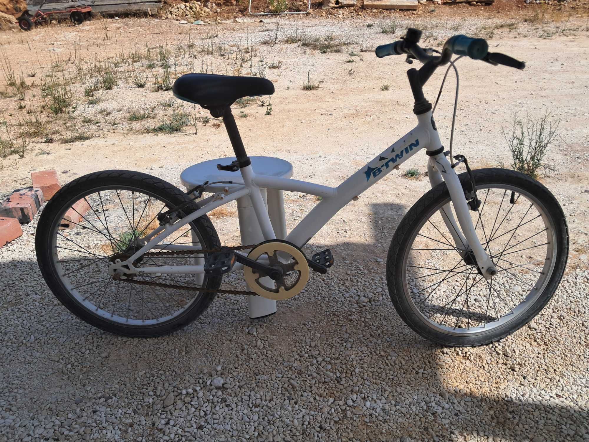 Bicicleta B-TWIN ORIGINAL 100 Roda 20 Branco