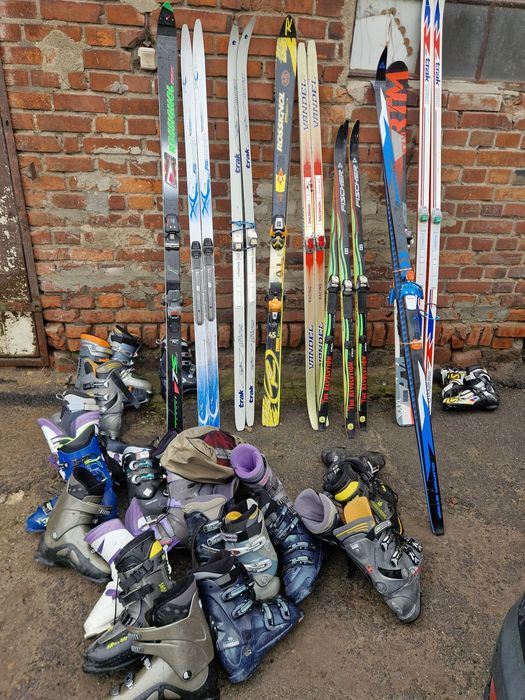 Sprzedam narty kijki i buty
