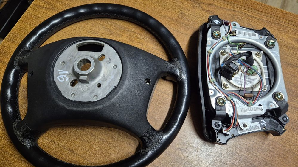 BMW E46 Kierownica Skóra Multifunkcja Poduszka AirBag Polift nr 16