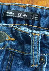 Jeansy Bershka, niebieskie rozm. 36