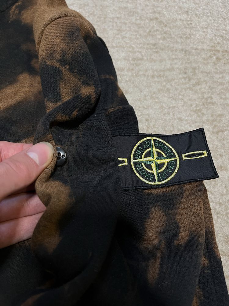 Мужской худи stone island стон айленд как оригинал кофта стоник