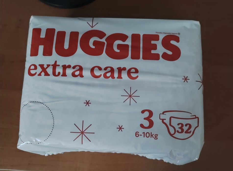 Підгузки Huggies Extra Care, розмір 3, 32 шт