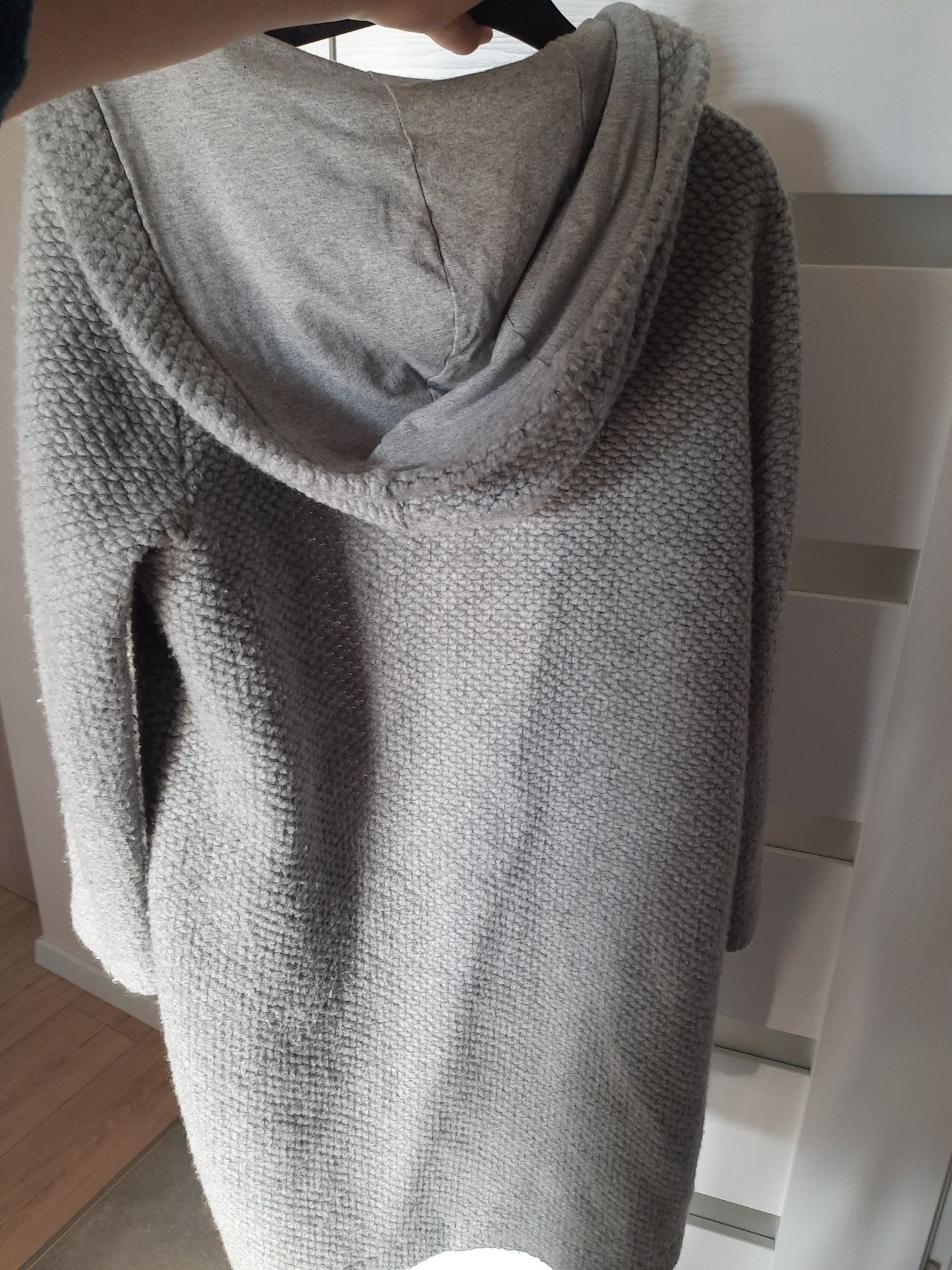 sweter kardigan narzutka wełna ciepły preety girl r.xl  42