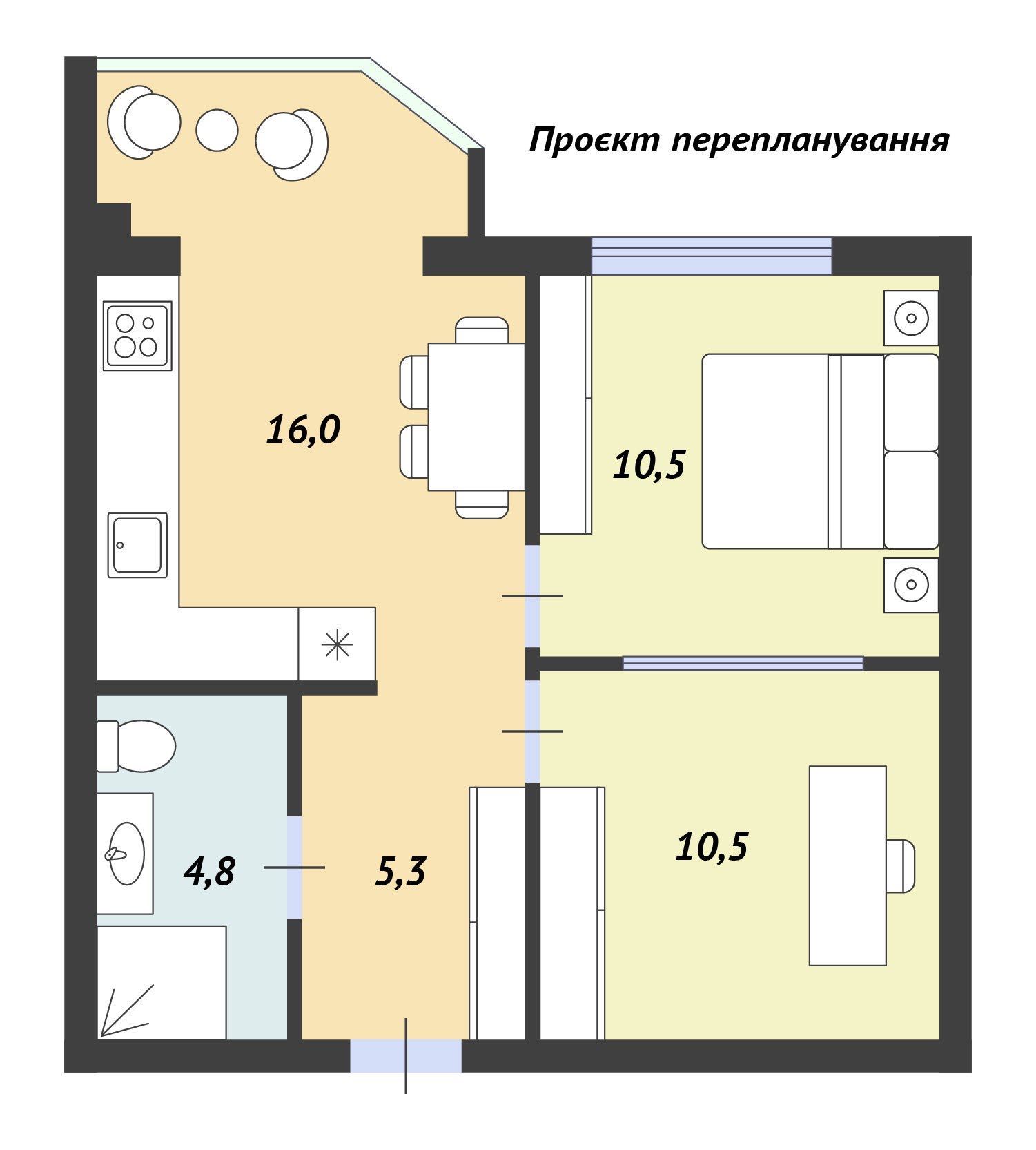продаж 2к квартири ЖК Одеський квартал Будматеріали входять у вартість