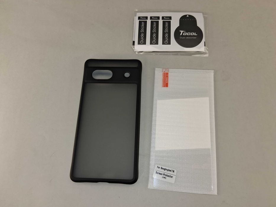 Y062 Zestaw Etui Case Pancerne I Szkło Hartowane TOCOL Google Pixel 7A