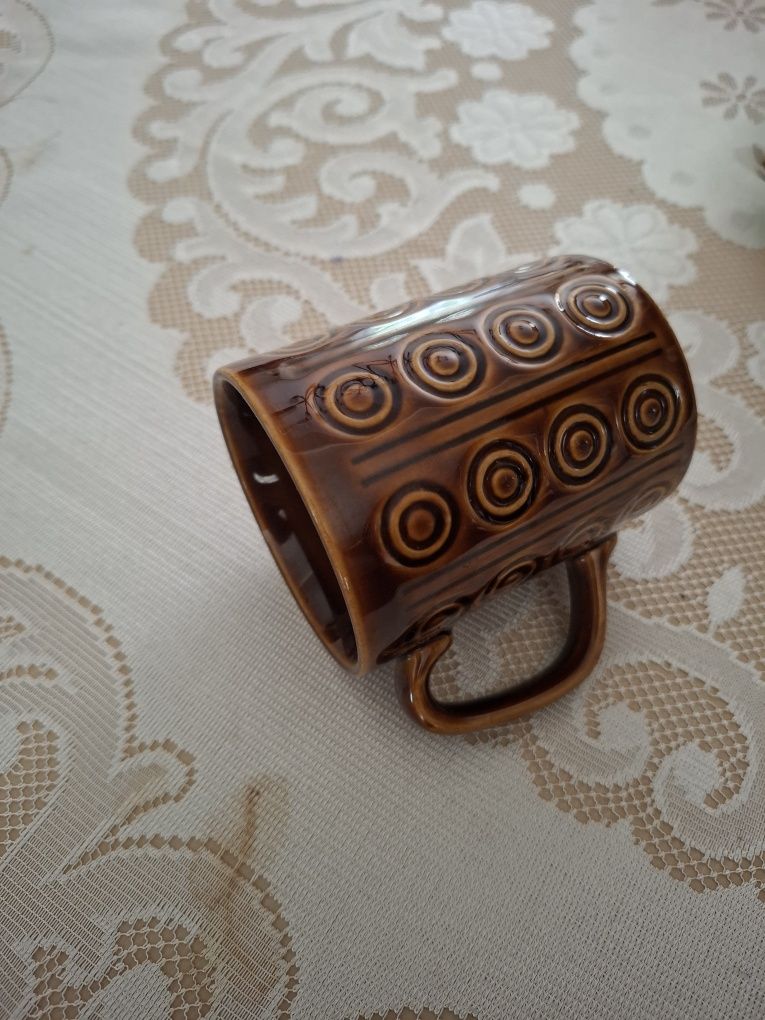 Kultowy kubek Pruszków- ceramika PRL
