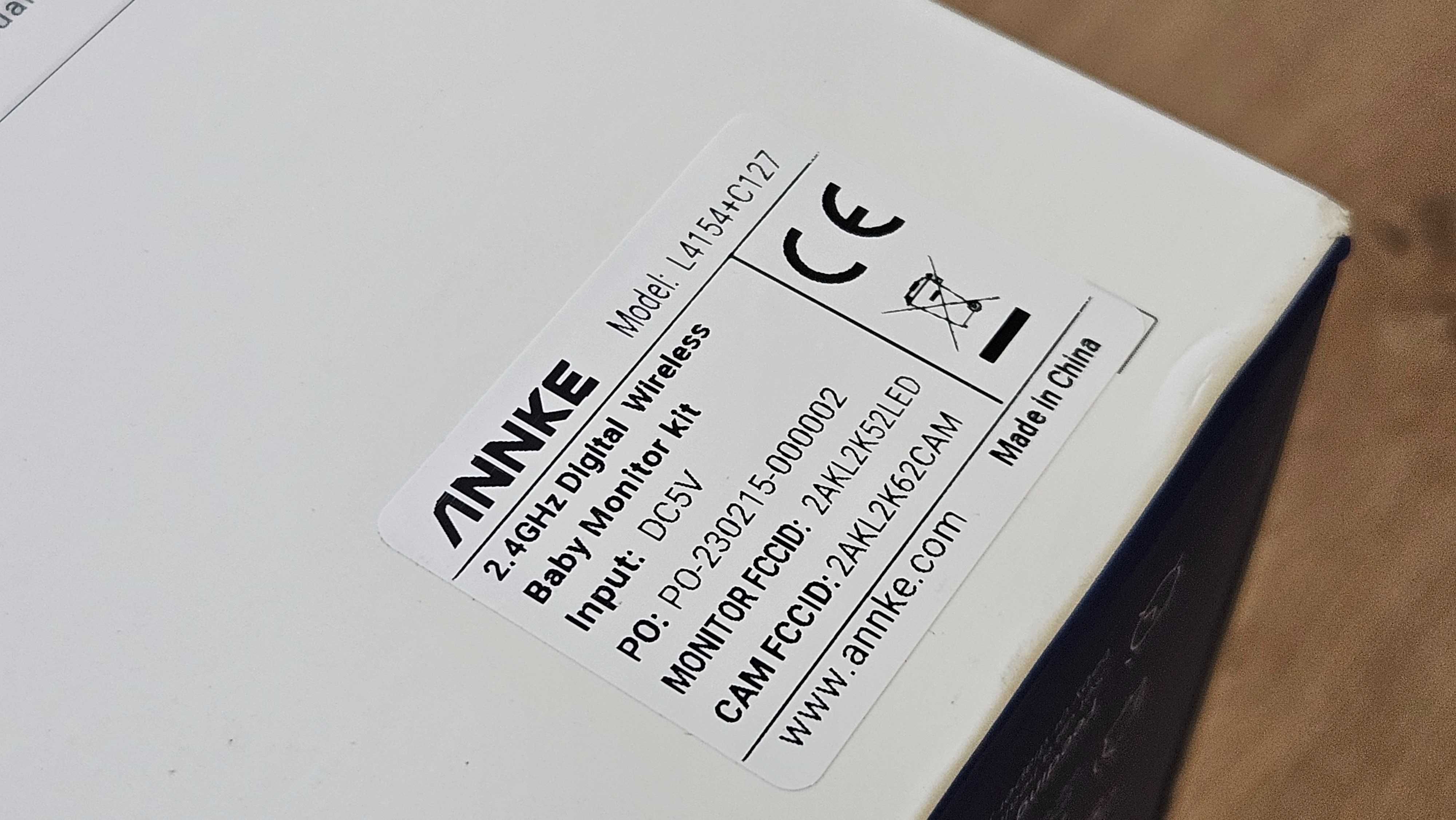 Niania elektroniczna ANNKE Tivona Pro FullHD 1080p 5'' NAJTANIEJ WWA