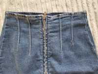 Spódnica jeansowe z wysokim stanem