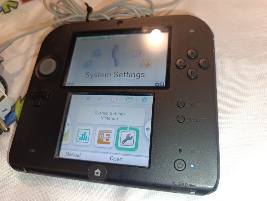 Konsola Nintendo 2DS blue niebieska bardzo ładna sprawna gwarancja