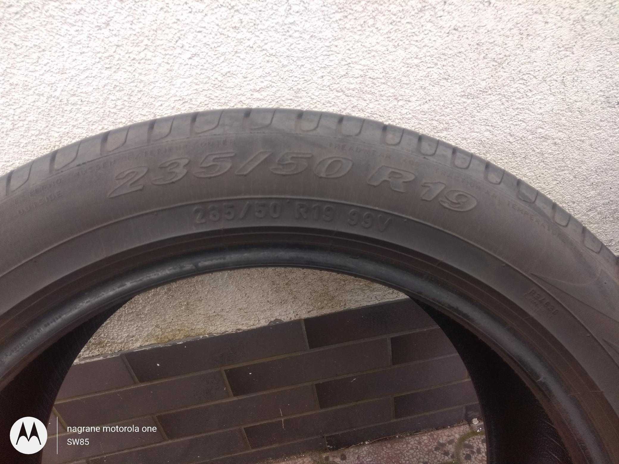 Opony 235/50 R19 Pirelli Scorpion Verde rok 2018 bieżnik 6,0mm