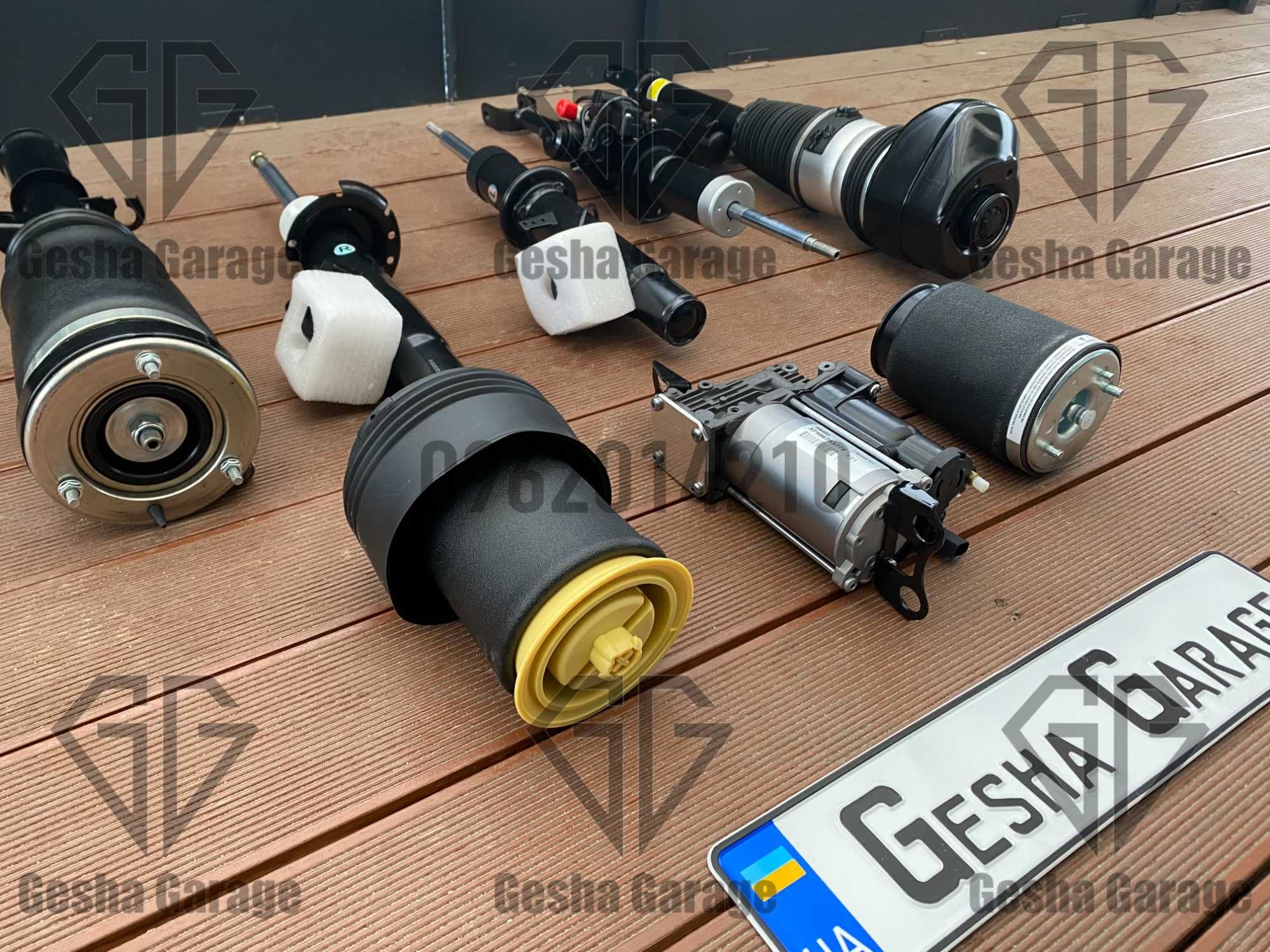 Пневмостойка перед зад лівий правий BMW БМВ F15F16G11G12E39E53E61E70