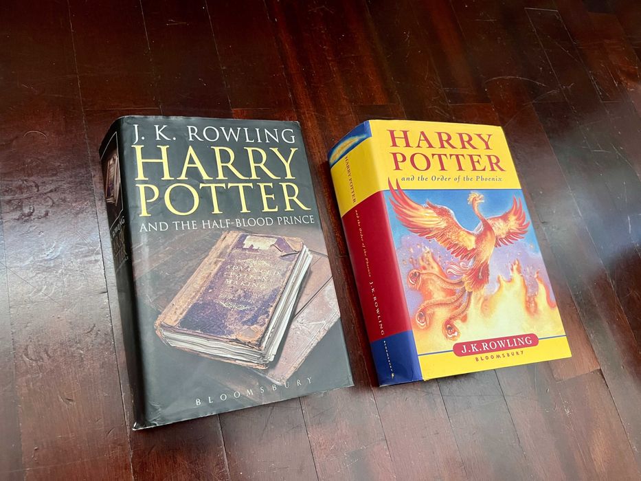 Livros Harry Potter – 1ª Primeiras edições em Inglês - capa dura