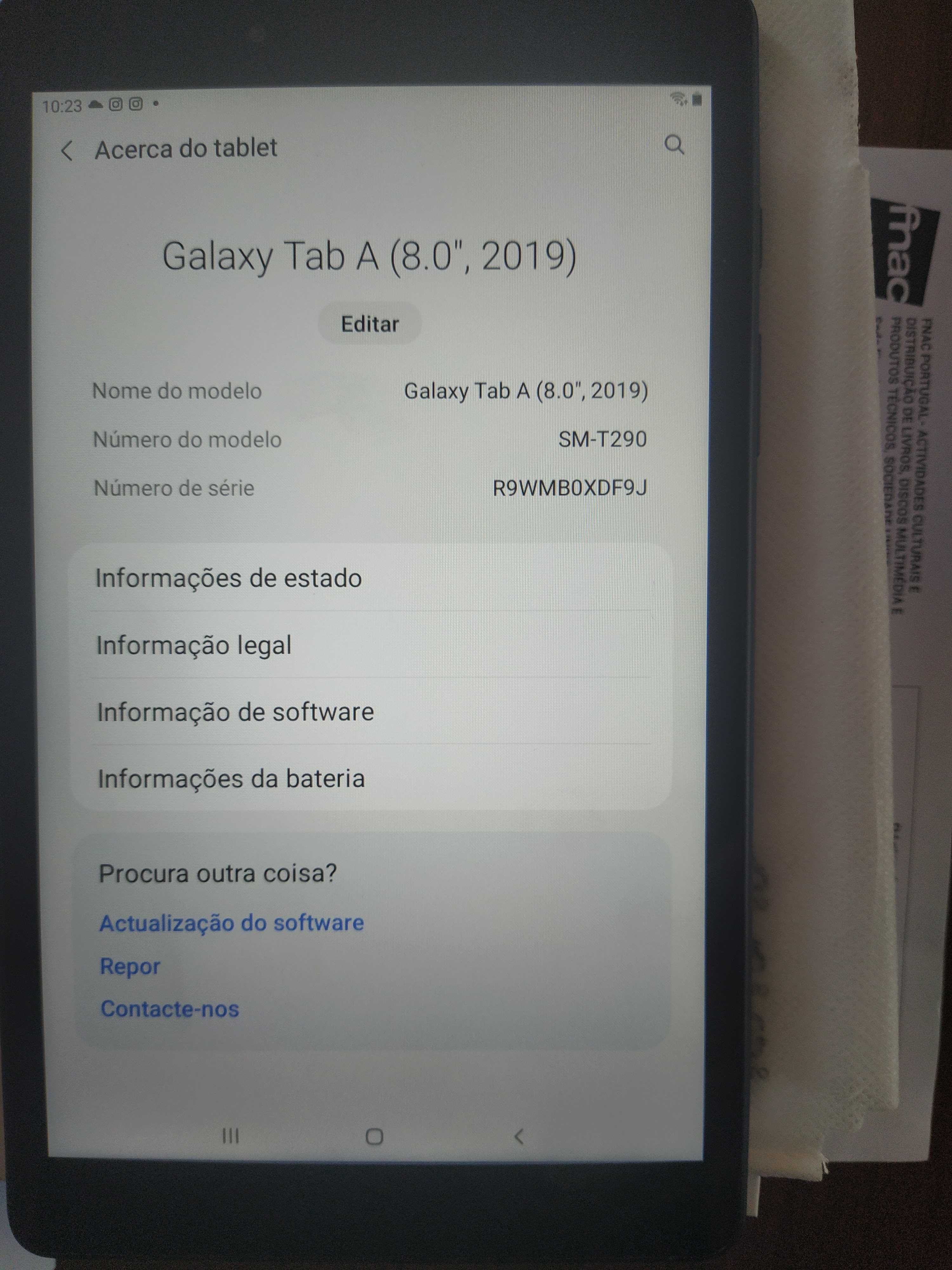 Samsung Galaxy tab A (como novo)