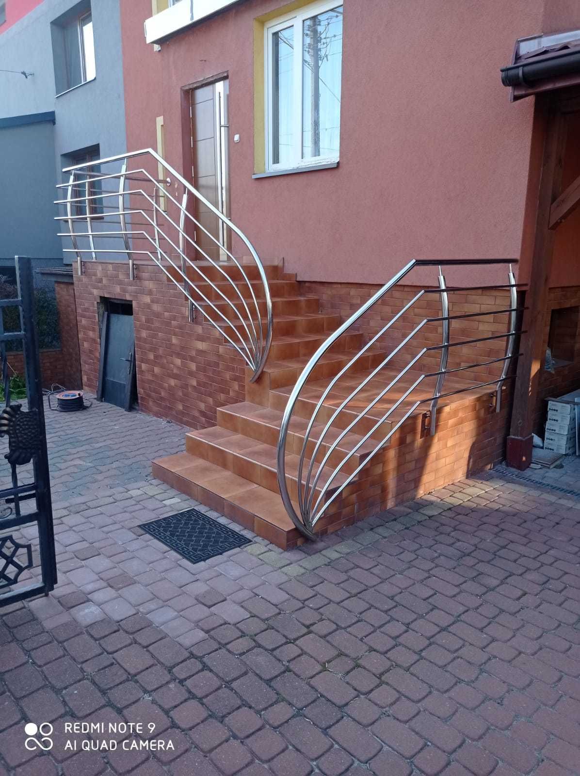 Balustrady ogrodzenia stal nierdzewna