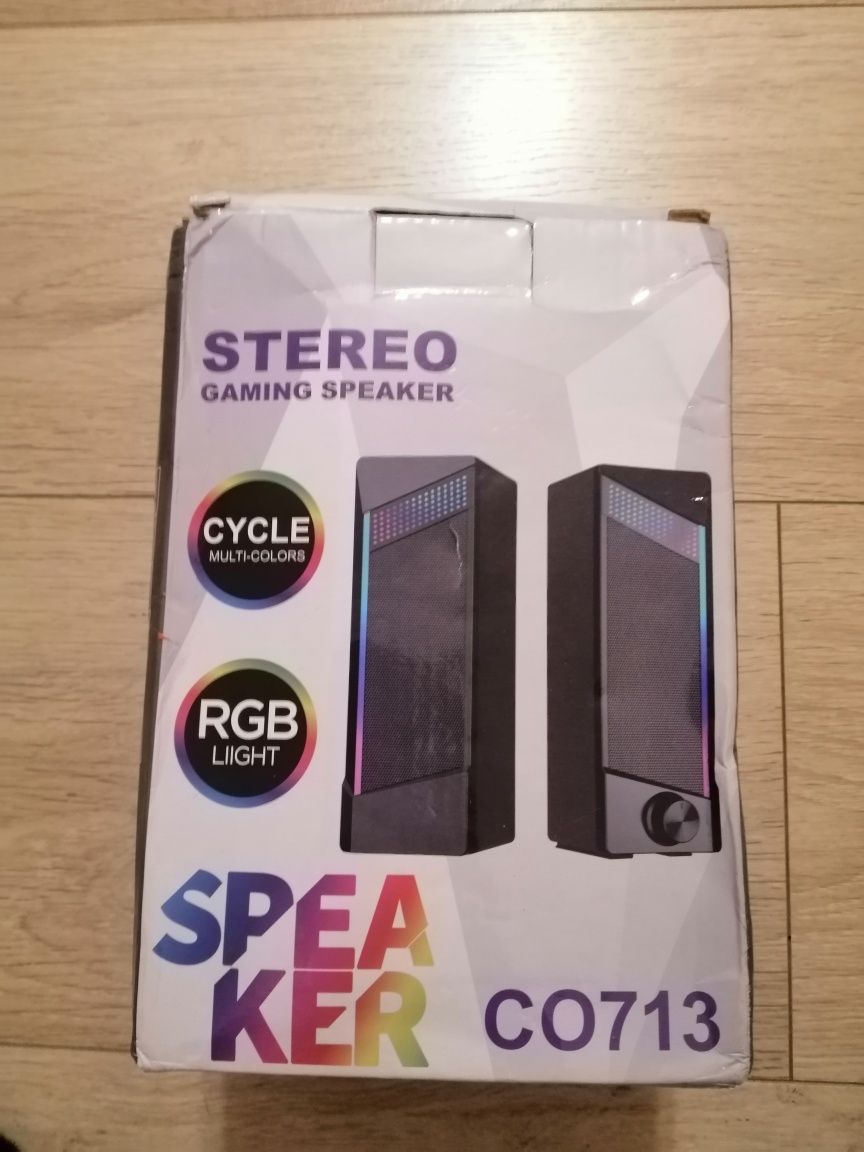 USB 2.0 Геймерські колонки з RGB підсвіткою для ПК і Mac