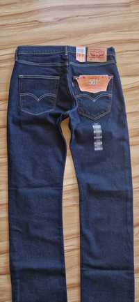 LEVIS 501 32/34 spodnie jeansy męskie nowe