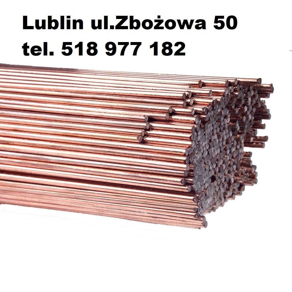 Pręt drut SPG1 spawanie gazowe 2,5 mm miedziowany 10 kg OKAZJA Lublin