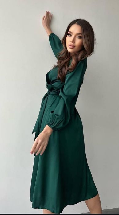 Сукня з імітацією запаху розмір 46-48