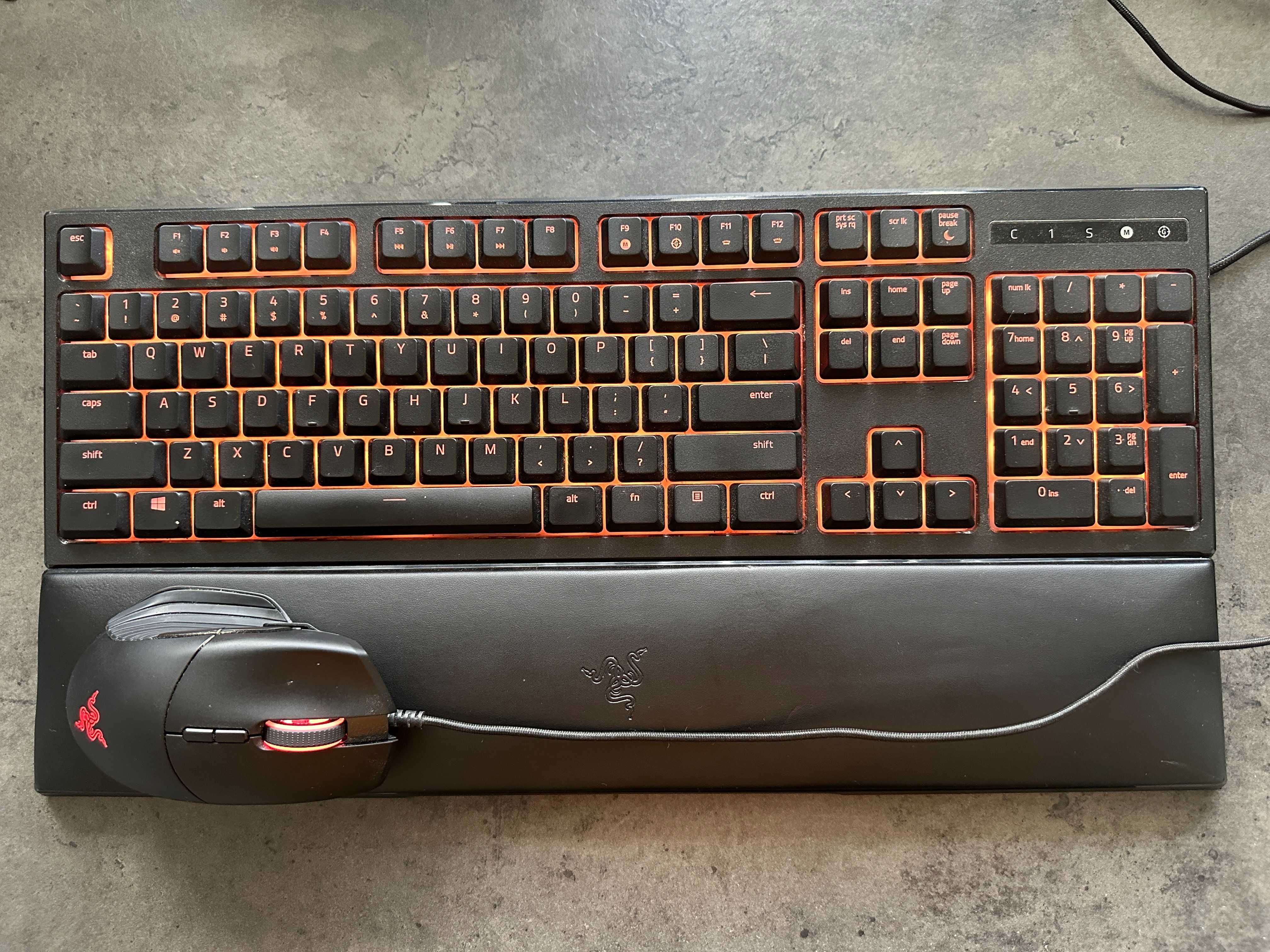 Razer ornata chroma + Razer Basilisk V1