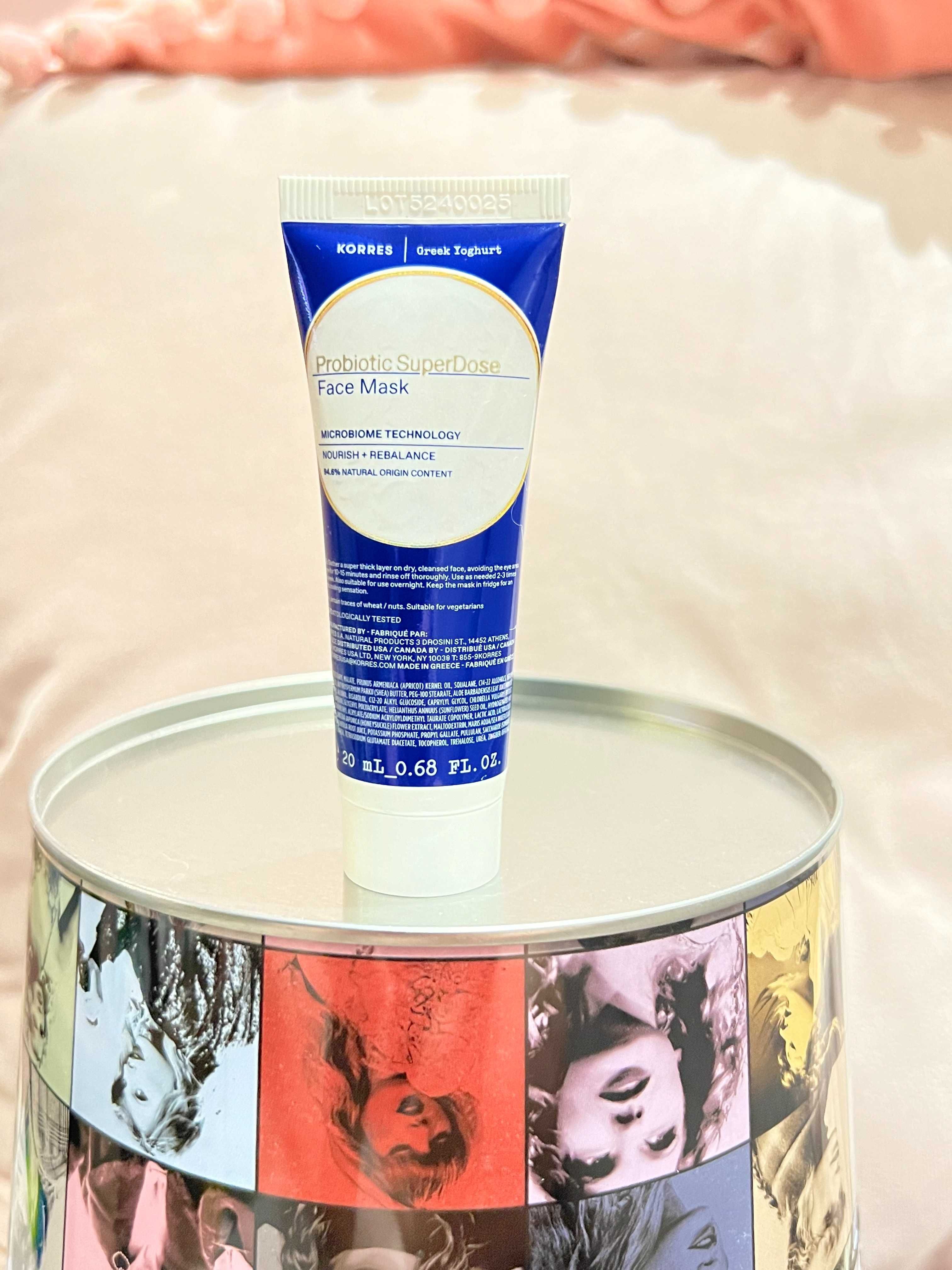 KORRES Greek Yoghurt - Maska do twarzy z probiotykami 20ml new travel