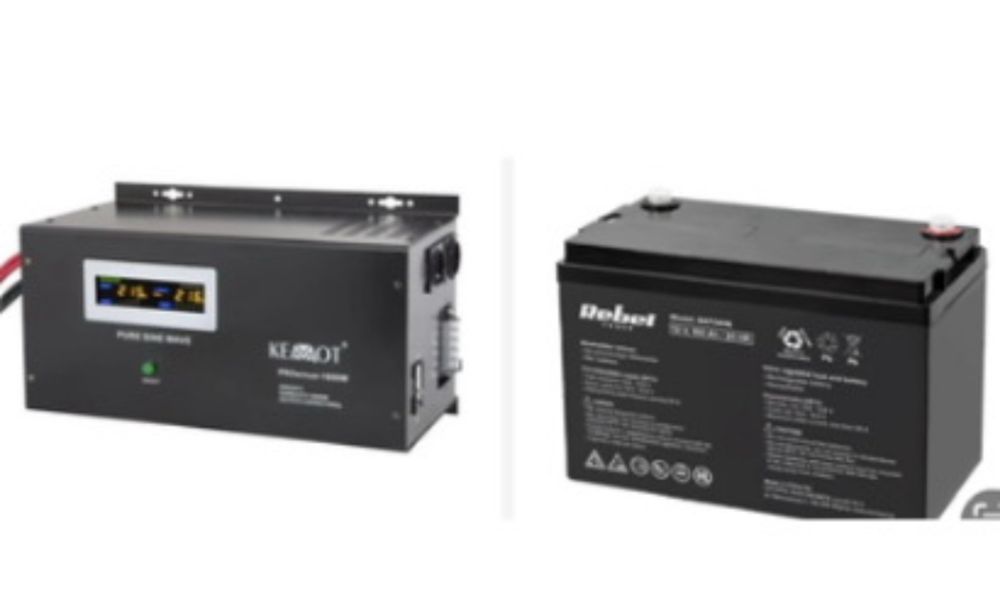 Комплект ДБЖ Кемод 2200 /1600 плюс 100 Am акумулятор Rebel