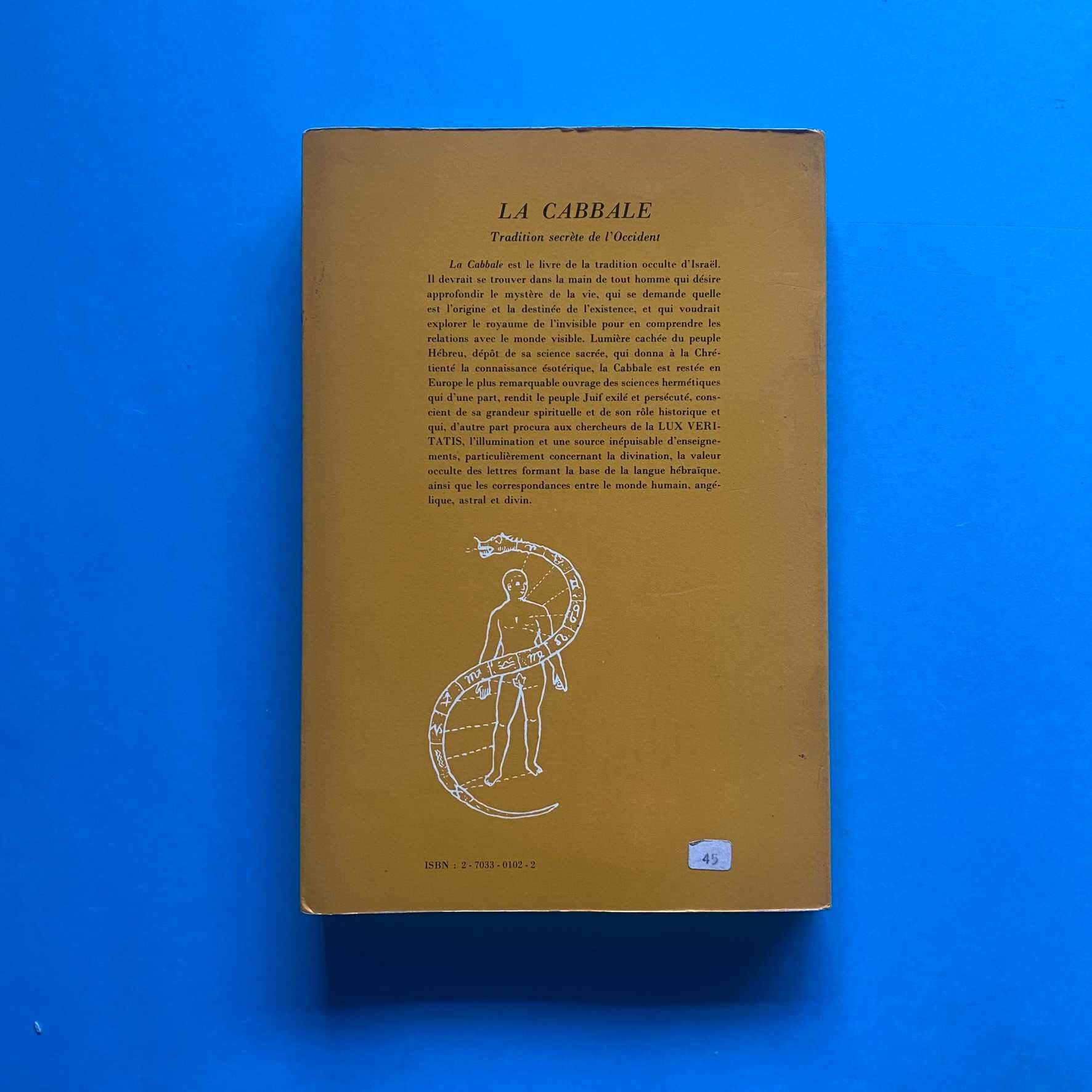 Livro  La Cabbale : Tradition secrète de l'Occident