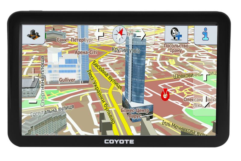 GPS навигатор 9 дюймов COYOTE 1020 Normandia 256mb 8GB +AV Bluetooth