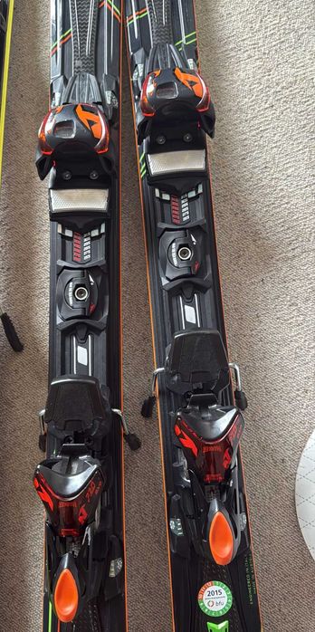 Narty Nordica Fire Arrow 168 cm z wiązaniami – stan bdb